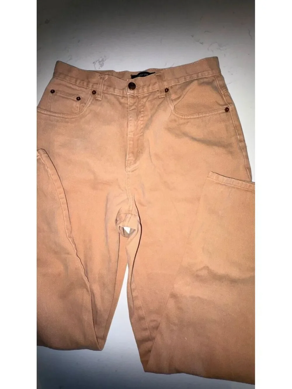Woman's Vintage 1990's Tan -Bill Blass- Jeans, Easy-Fit. Size 10